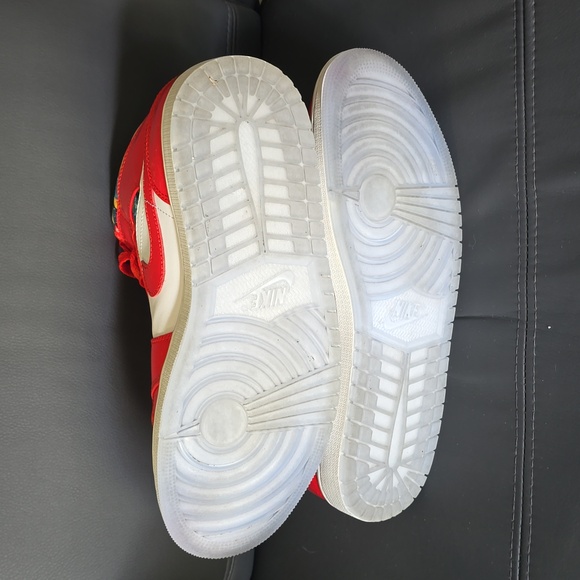 Nike Air Jordan 1 Mid SE Barcelona Sweater Red Men’s 9.5 EUR 45 (DC7294 600) - Picture 7 of 9